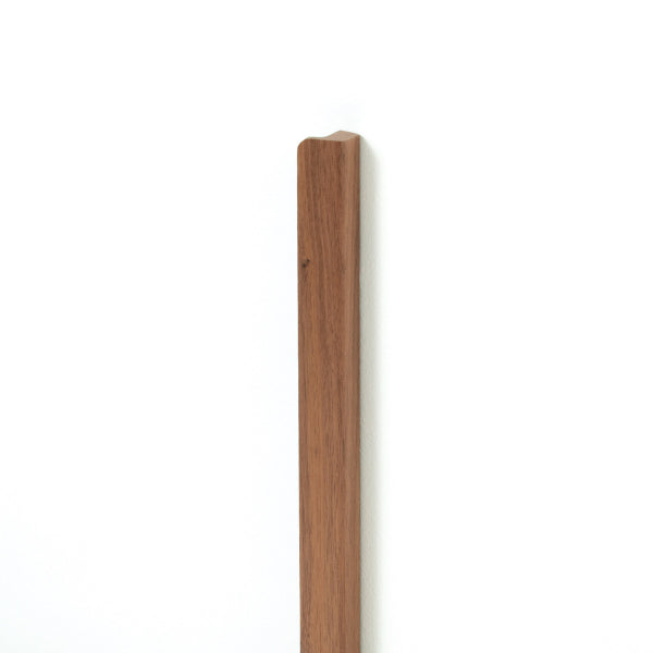 Momo Handles Flapp Timber Pull Handle Brushed Walnut | The Blue Space