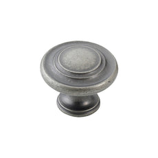 Momo Handles Florencia Concentric Knob 33mm European Pewter - The Blue Space