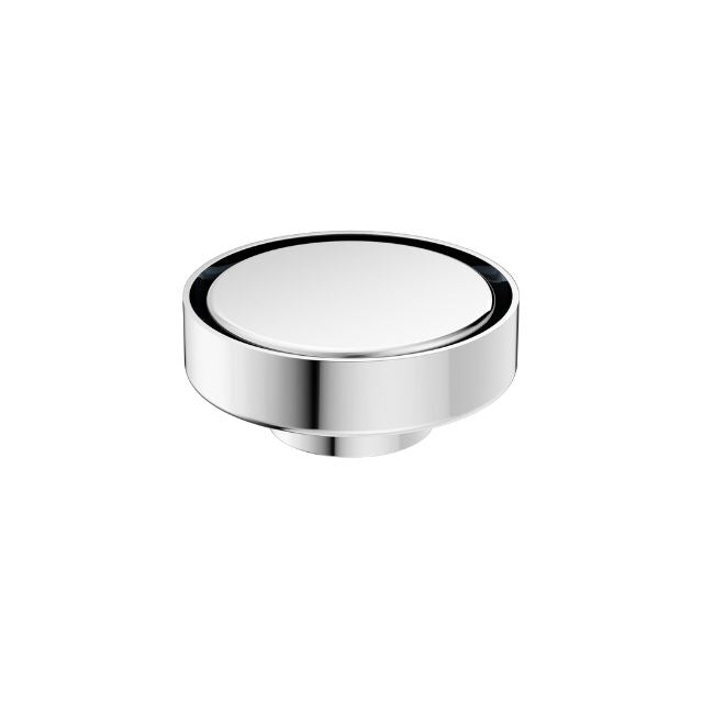 Nero 100mm Round Tile Insert Floor Waste 50mm Outlet Chrome