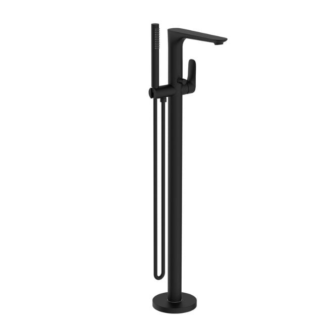Nero Bianca Freestanding Bath Mixer With Hand Shower Matte Black