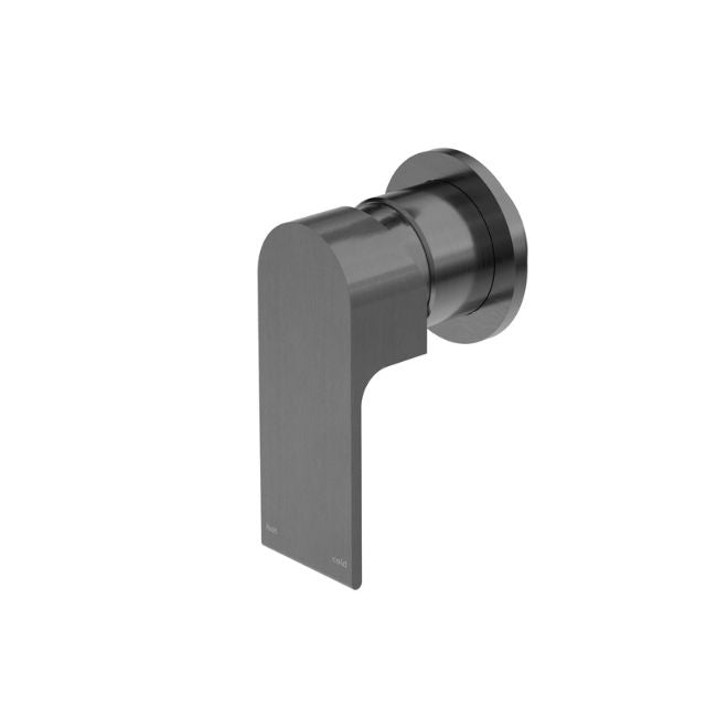 Nero Bianca Shower Mixer 80mm Plate Gun Metal NR321511DGM - The Blue Space