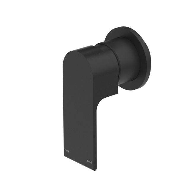 Nero Bianca Shower Mixer 80mm Plate Matte Black NR321511DMB - The Blue Space