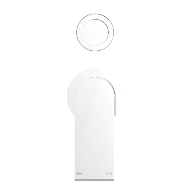 Buy Nero Bianca Shower Mixer With Diverter Separate Back Plate Chrome NR321511GCH -  The Blue Space