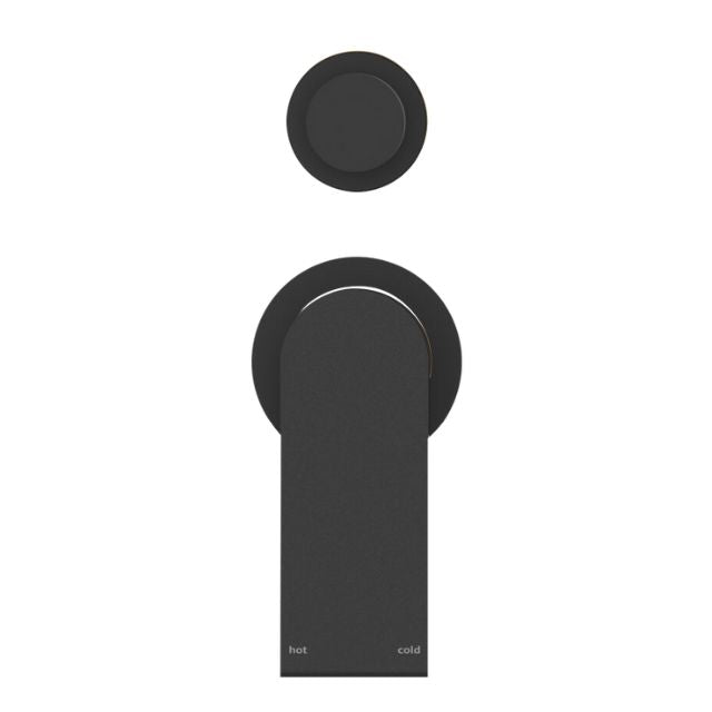 Buy Online Nero Bianca Shower Mixer With Diverter Separate Back Plate Matte Black NR321511GMB - The Blue Space