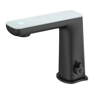 Nero Claudia Sensor Mixer With White Top Display Matte Black
