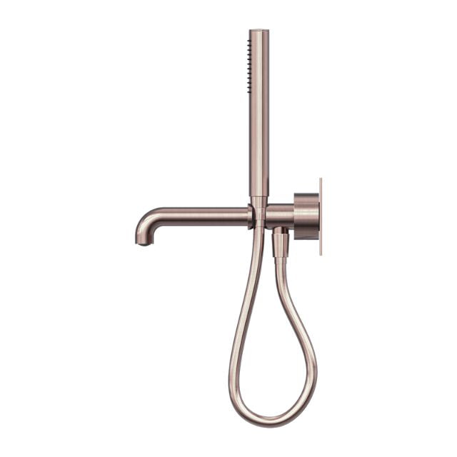 Nero Kara Progressive Shower System With Spout 250mm Brushed Bronze