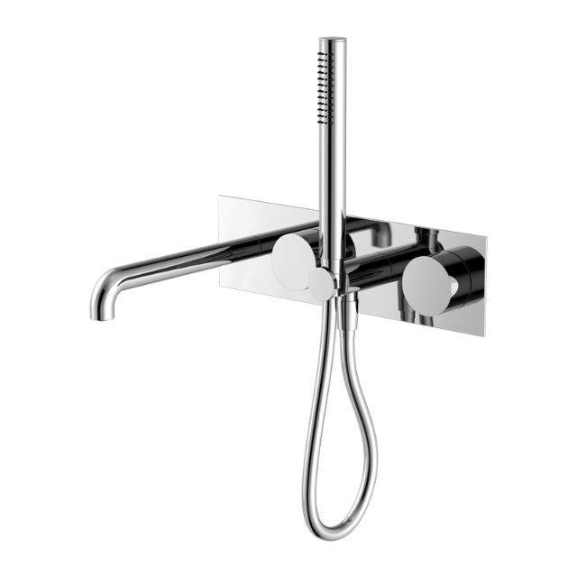Nero Kara Progressive Shower System With Spout 250mm Chrome