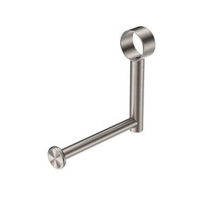 Nero Mecca Care Add On Toilet Roll Holder Brushed Nickel