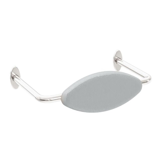 Nero Mecca Care DDA Toilet Backrest Brushed Nickel