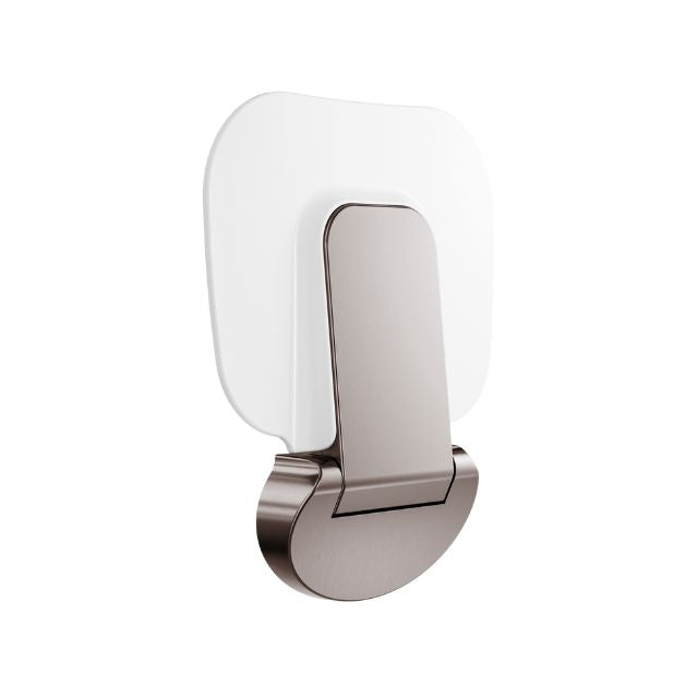 Nero Mecca Care Shower Seat 400x330mm Brushed Bronze