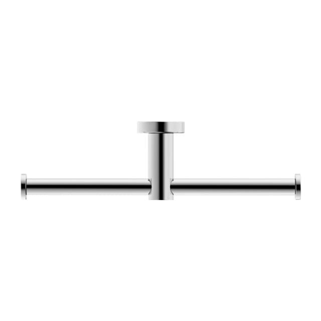 Buy Nero Mecca Double Toilet Roll Holder Chrome NR1986dCH - The Blue Space