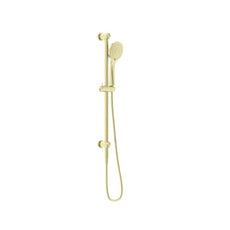 Nero Mecca Rail Shower With Air Shower Brushed Gold NR221905aBG - The Blue Space