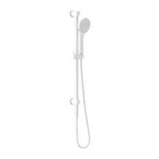 Nero Mecca Rail Shower With Air Shower Matte White NR221905aMW - The Blue Space