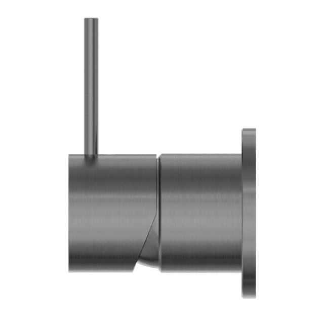 Nero Mecca Shower Mixer 60mm Handle Up Plate Gun Metal