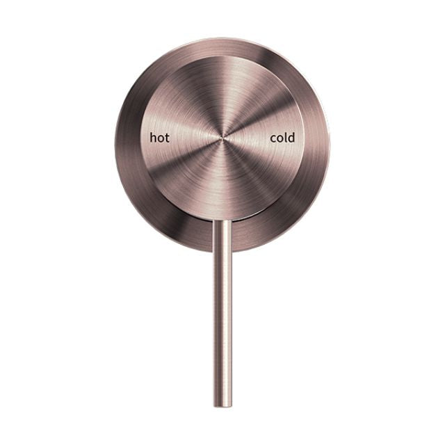 Nero Mecca Shower Mixer 60mm Plate Brushed Bronze