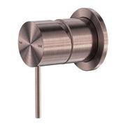 Nero Mecca Shower Mixer 60mm Plate Brushed Bronze