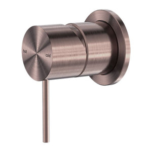 Nero Mecca Shower Mixer 60mm Plate Brushed Bronze
