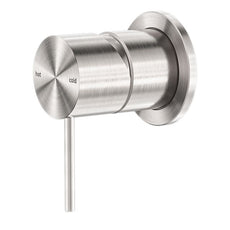 Nero Mecca Shower Mixer 60mm Plate in Brushed Nickel NR221911HBN - The Blue Space