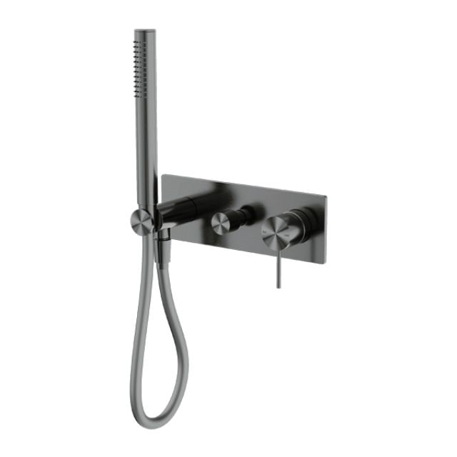 Nero Mecca Shower Mixer Divertor System Gun Metal NR221912EGM - The Blue Space