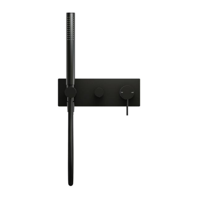 Buy Online Nero Mecca Shower Mixer Divertor System Matte Black NR221912EMB - The Blue Space