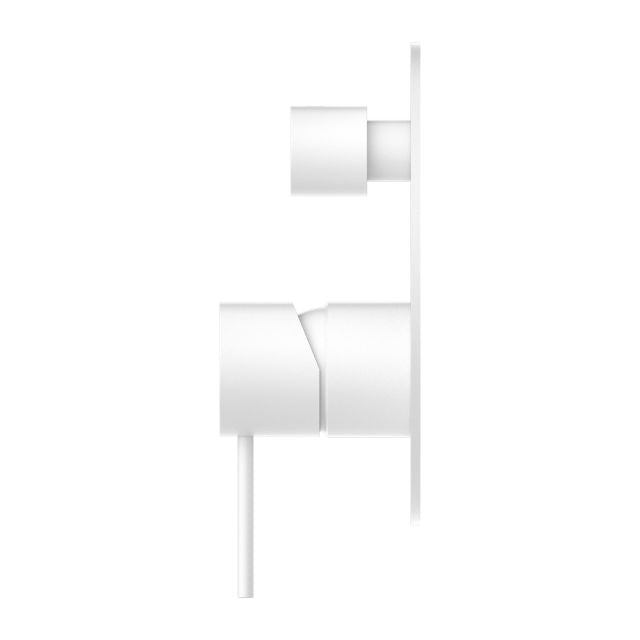 Nero Mecca Shower Mixer With Diverter Matte White