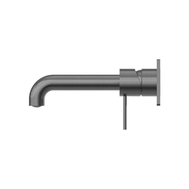 Nero Mecca Wall Basin/Bath Mixer 120mm Gun Metal