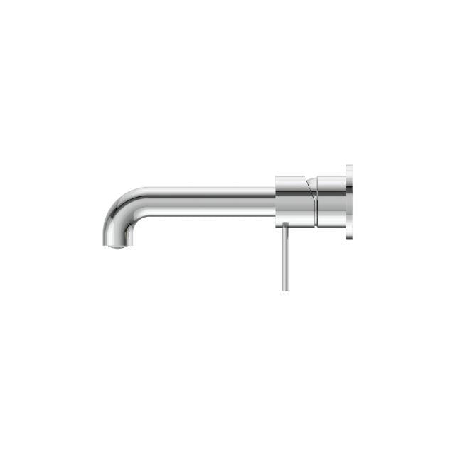 Nero Mecca Wall Basin/Bath Mixer Separate Back Plate 260mm Chrome