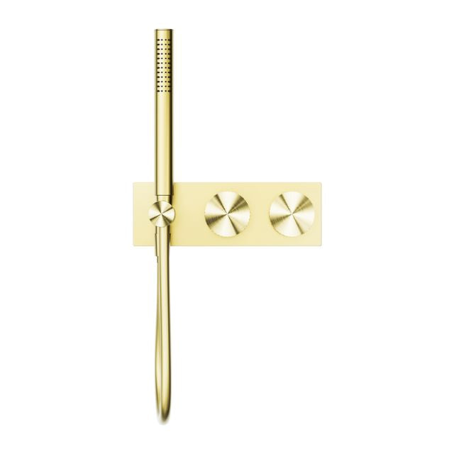 Nero Opal Progressive Shower System Brushed Gold