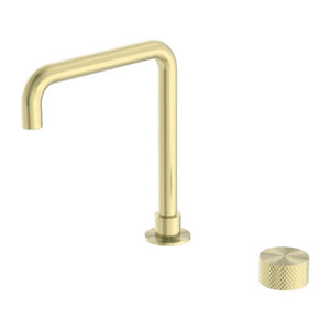 Nero Opal Progressive Tall Basin Set Brushed Gold