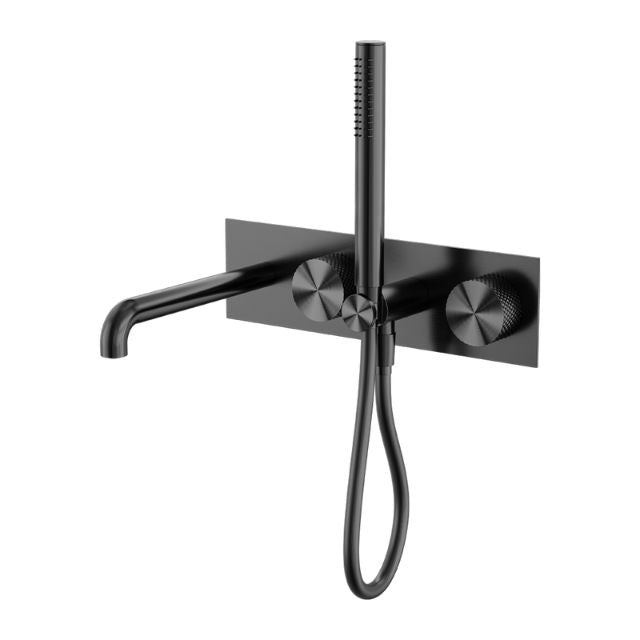 Nero Opal Progressive Shower System With Spout 230mm Graphite