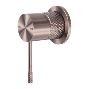 Nero Opal Shower Mixer 60mm Plate Brushed Bronze
