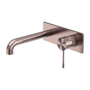 Nero Opal Wall Basin/Bath Mixer 160mm Brushed Bronze