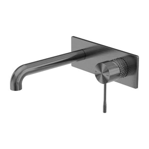 Nero Opal Wall Basin/Bath Mixer 230mm Graphite