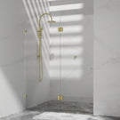 Nero U-Shaped Shower Bracket Brushed Gold - The Blue Space