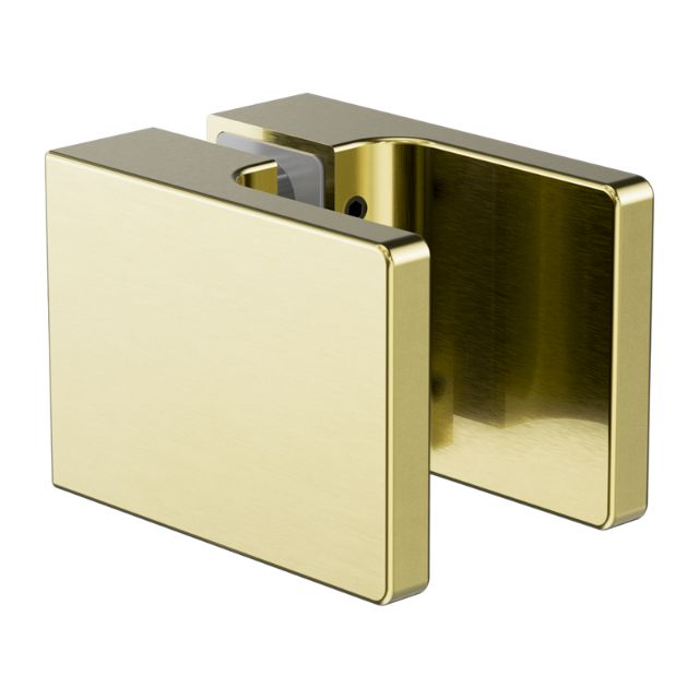 Nero Square Shower Knob Handle Brushed Gold