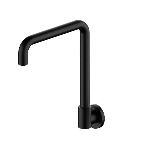 Buy Nero X Plus Wall Mounted Swivel Spout Only Matte Black NR201607sMB - The Blue Space