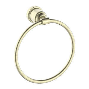 Nero York Towel Ring Aged Brass