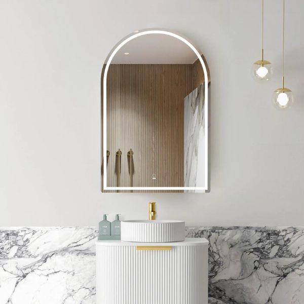Otti Archie LED Shaving Cabinet Natural Oak
