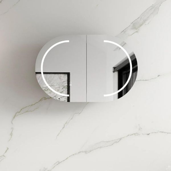 Otti Bondi 900 LED Shaving Cabinet Matte White