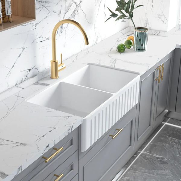 Otti Boston Double Butler Sink 845mm