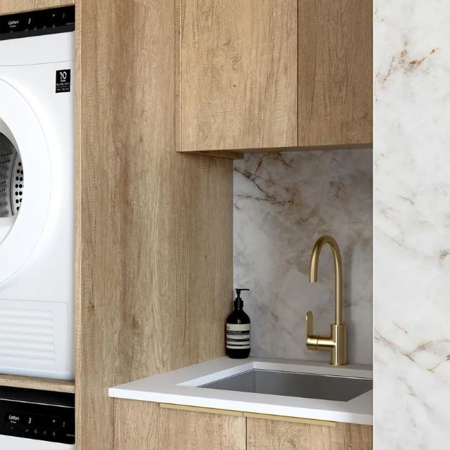 Otti Byron Natural Oak 1305mm Laundry Set C — The Blue Space