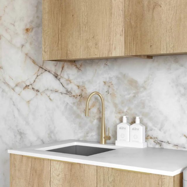 Otti Byron 1715mm Laundry Set B - Natural Oak — The Blue Space