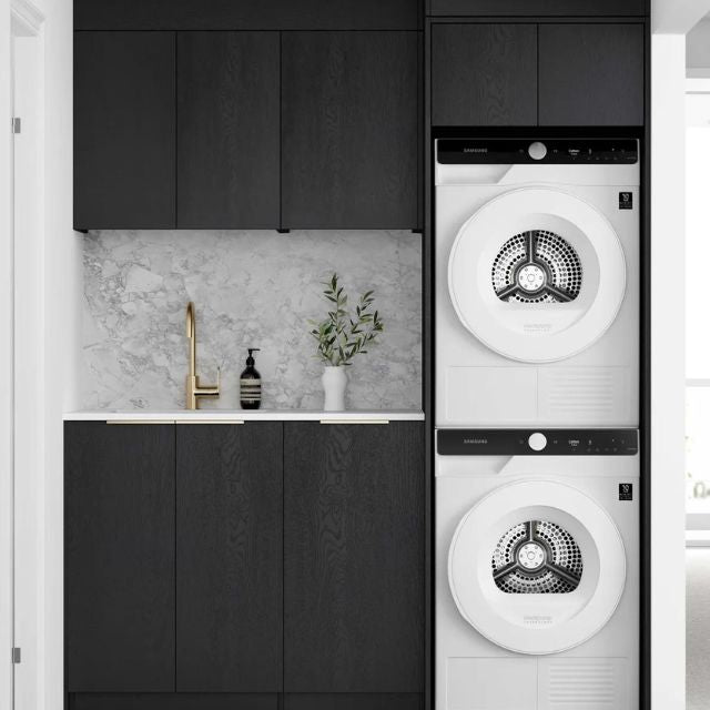 Otti Byron 1715mm Laundry Set C - Black Oak