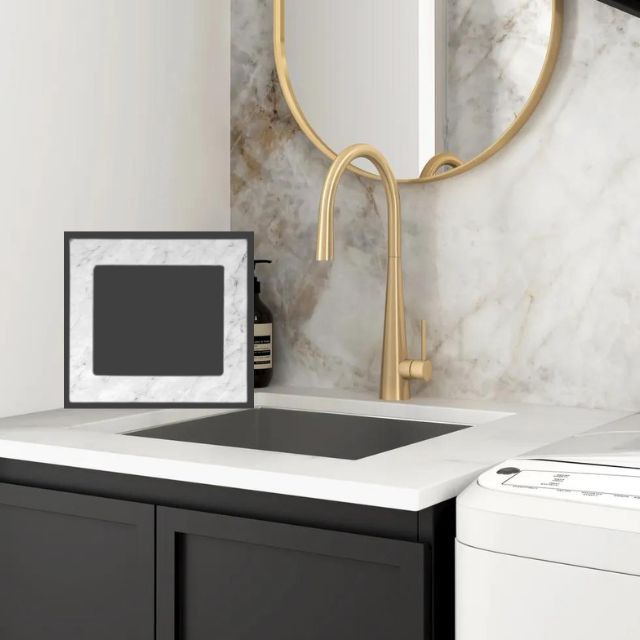 Otti Hampshire Black 650mm Laundry Cabinet Set