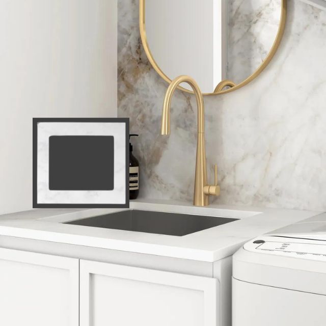 Otti Hampshire White 650mm Laundry Cabinet Set