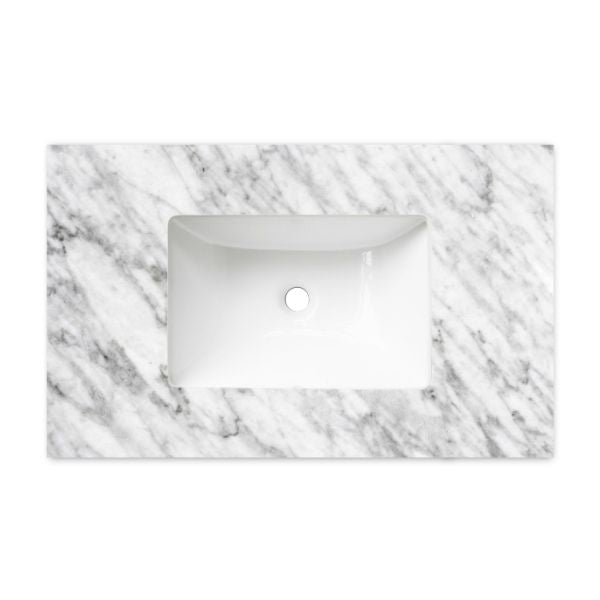 Otti Laguna Mk II Wall Hung Vanity in Matte White with Undermount Basin