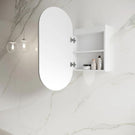 Otti Noosa 900 Oval Shape Led Shaving Cabinet White LED-SOV9045