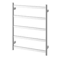 Phoenix Five Flat Bar Heated Towel Ladder 550mm - Chrome - 652-8750-00