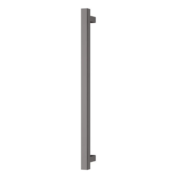Phoenix Heated Towel Rail Square 600mm - Brushed Carbon - 651-8760-31