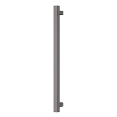 Phoenix Heated Towel Rail Square 600mm - Brushed Carbon - 651-8760-31